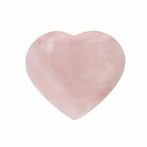 Coeur en quartz rose